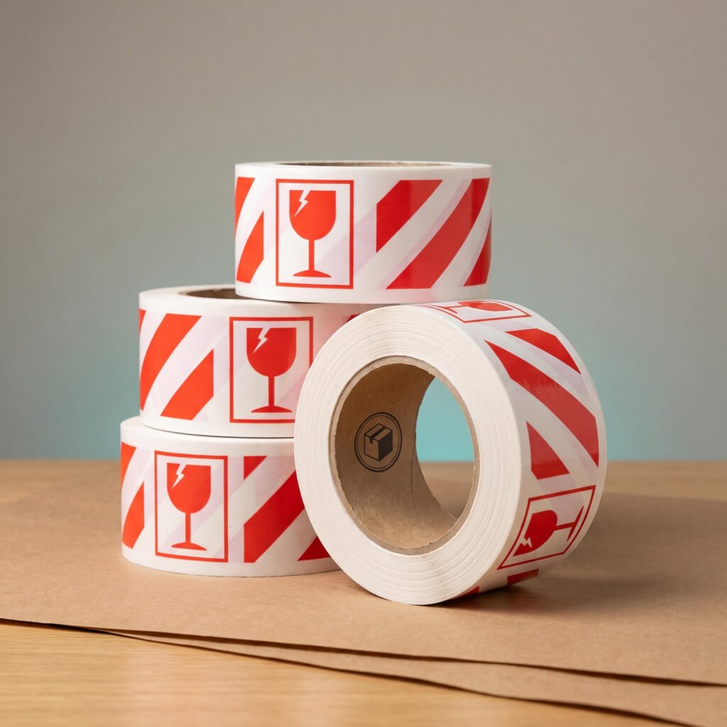 Pre-Printed "Fragile" Tape (6 pack)